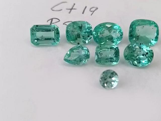 19 Ct. Colombian Emerald Lot