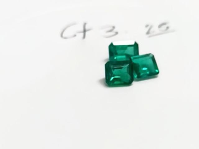 3.25 Colombian Emerald Set