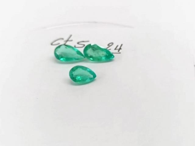 5.24ct Colombian Emerald Set