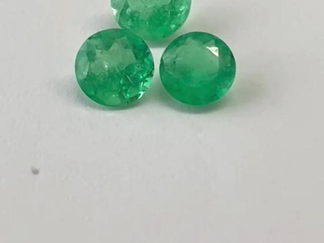 5.25ct Colombian Emerald Set 