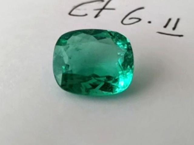 6.11 Ct. Exceptional Colombian Emerald