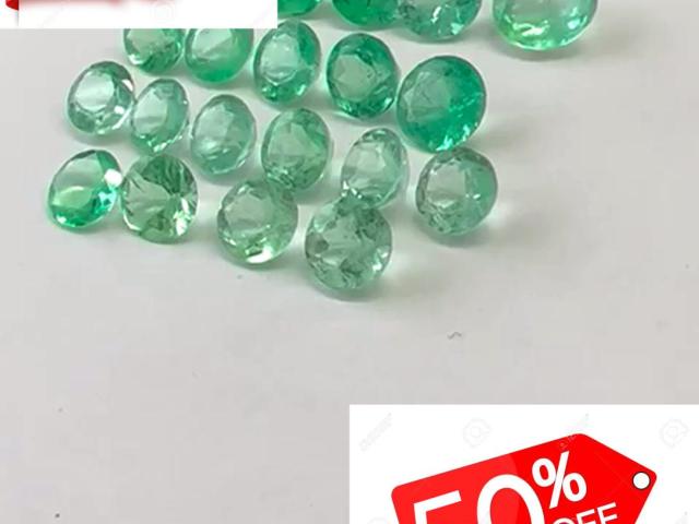 20.85  Ct. Colombian Emerald Lot ( Rounds) 