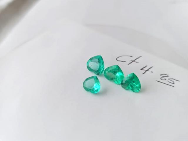 4.85ct Colombian Emerald Set 