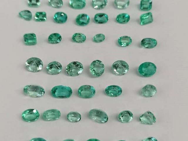 31.25 Ct.  Colombian Emerald Lot 