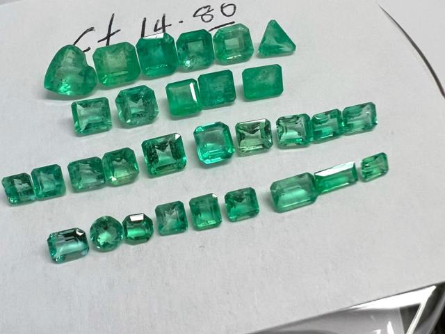 14.80 Ct. Colombian Emerald Lot 