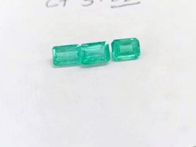 3.62ct Colombian Emerald Set