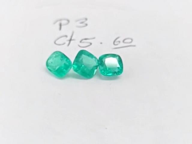 5.60ct Colombian Emerald Set