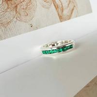 0.80 Ct. Colombian Emerald Ring 