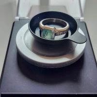 1.35 Ct Colombian Emerald Silver Ring