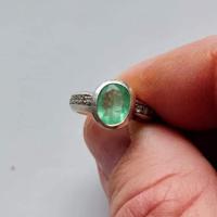 1.01 Ct. Colombian Emerald Ring 