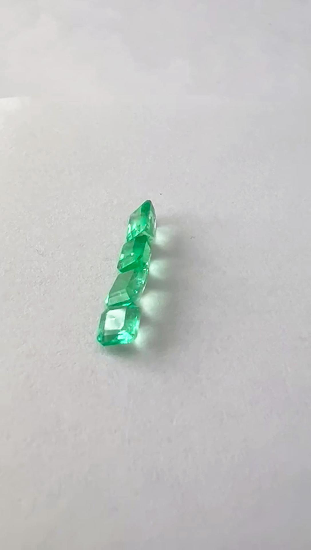 2.41 Ct. Colombian Emerald Set 