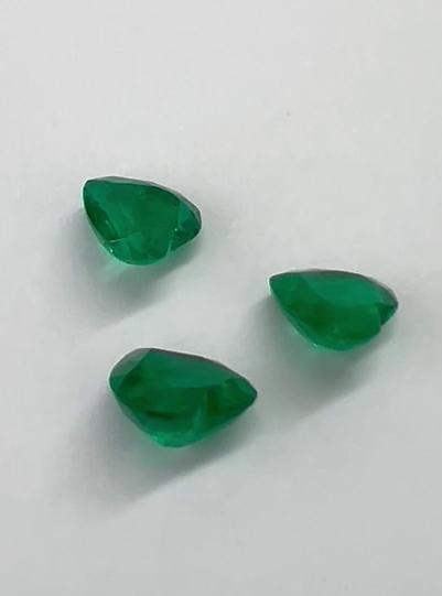 2.89 Ct. Colombian Emerald Set.
