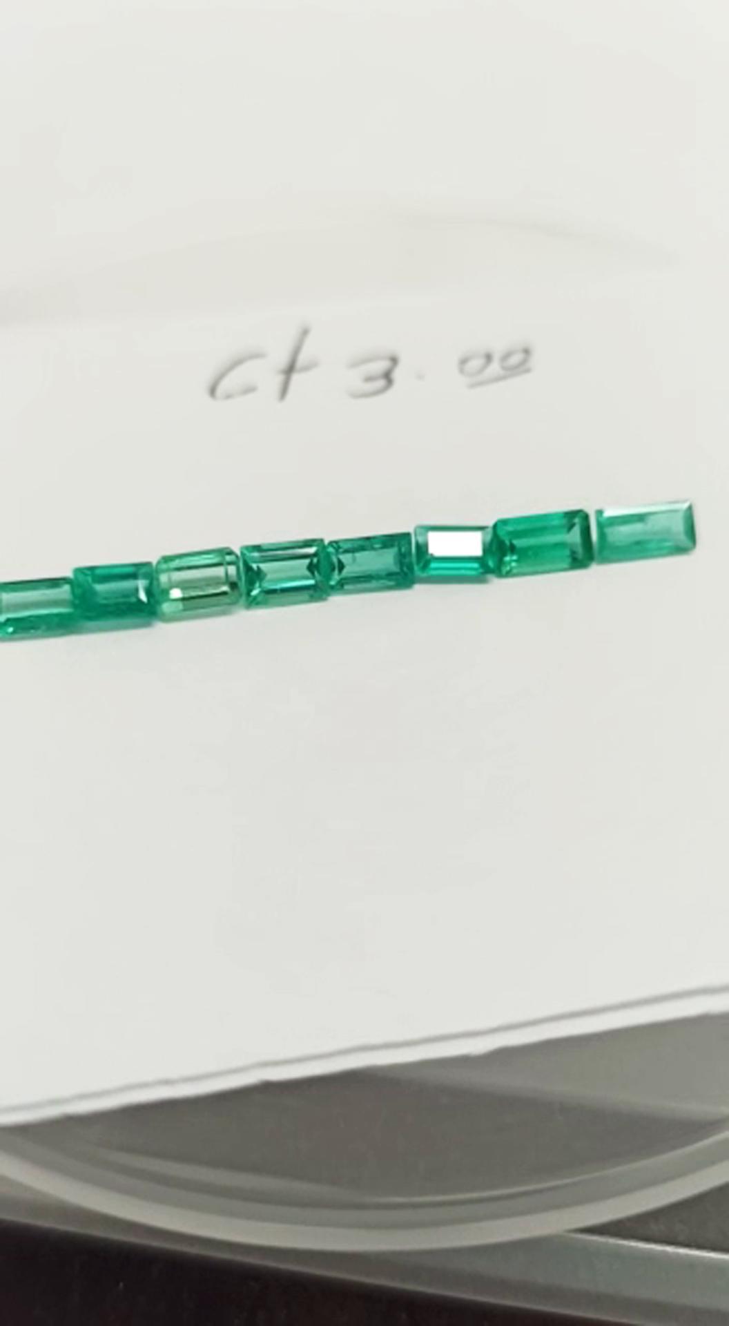 3.0ct Colombian Emerald Set 
