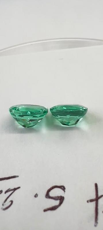 5.22  Ct.  Colombian Emerald Pair - Ovals  (Exceptional)