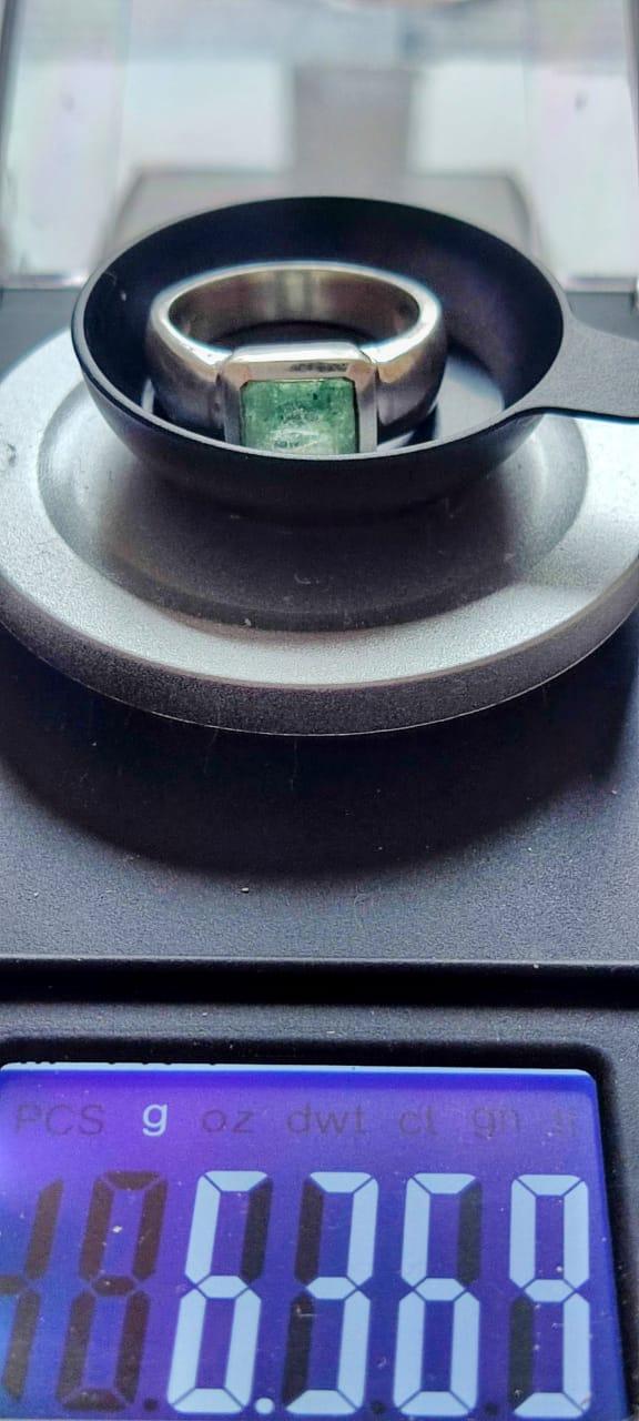 1.10 Ct. Colombian Emerald Ring