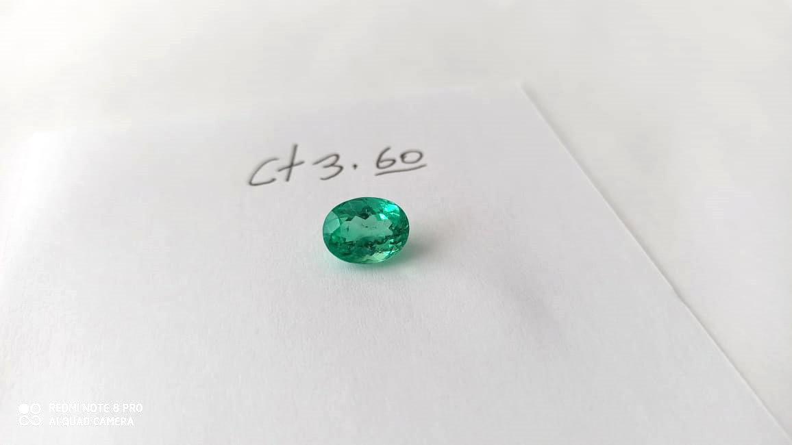 3.60ct Colombian Emerald